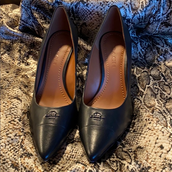 Coach Shoes - Coach black 7 1/2 heels